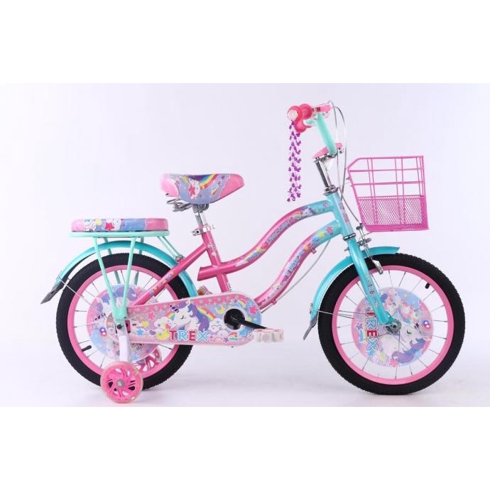 Sepeda Anak Mini 12 16 18 Trex Unicorn/Sepeda Anak/Sepeda Mini #Original