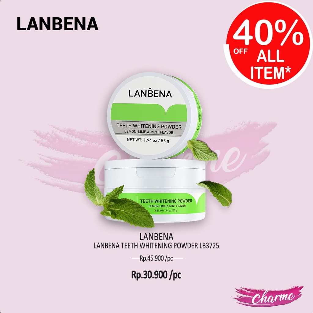 (READY &amp; ORI) LANBENA TEETH WHITENING MOUSSE / POWDER / PEN LB6276 3725 5460