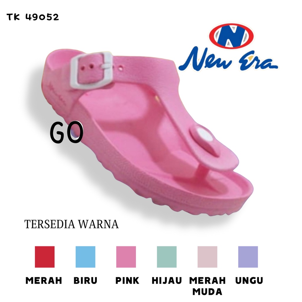 gos NEW ERA TK 49052 Sandal Japit VIRAL Wanita Sandal Wedgest MURAH Berkualitas