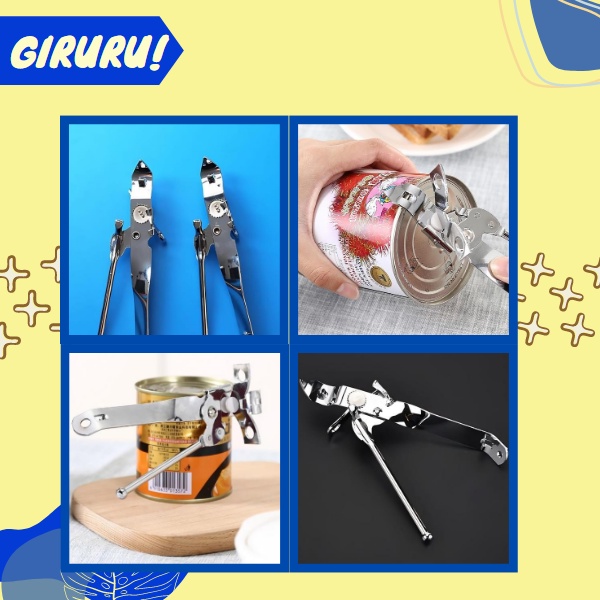 PEMBUKA TUTUP KALENG 3 IN 1 / PEMBUKA TUTUP KALENG SERBAGUNA / CAN OPENER 3 IN 1 / PREMIUM BEST SELLER ALAT PEMBUKA KALENG DAN TUTUP BOTOL GAK PAKE RIBET / PEMBUKA BOTOL/KALENG MULTIFUNGSI IMPORT MURAH / can opener pembuka kaleng diputar / Bukaan Tutup