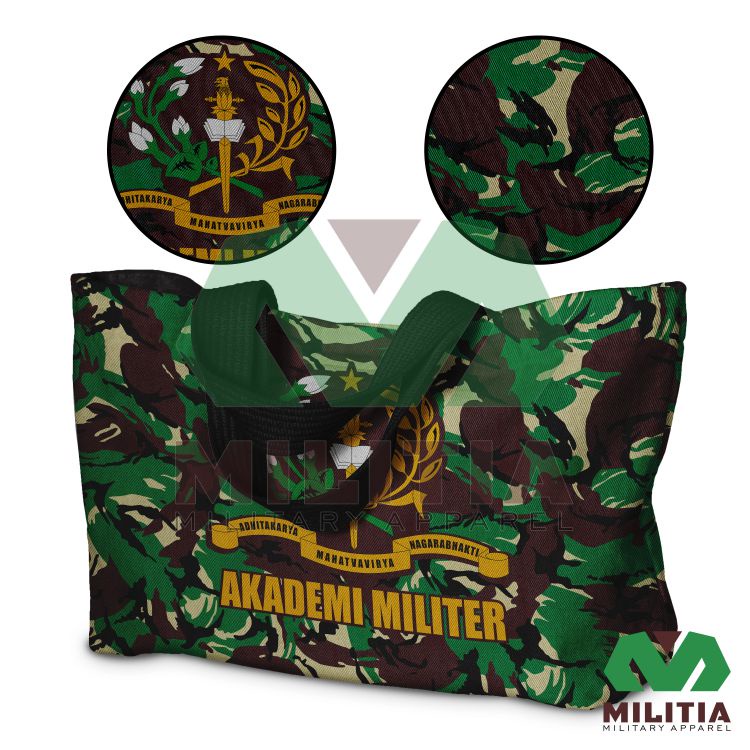 Tas Tote bag souvenir AKMIL loreng malvinas