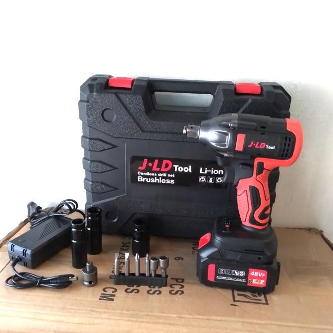 impact wrench jld jv88 1 batrai merah