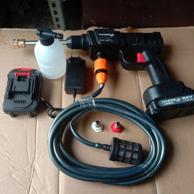Doziro Cordless Jet Cleaner Mesin Cuci Motor Mobil Ac Batrai