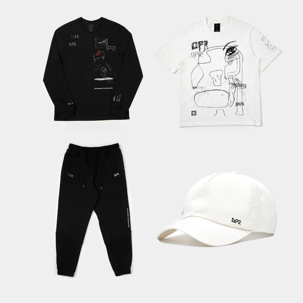 [PO] ON SALE Dream Perfect Regime (DPR) x IISE Collab Merch - Long Sleeve T-Shirt Black/Short Sleeve