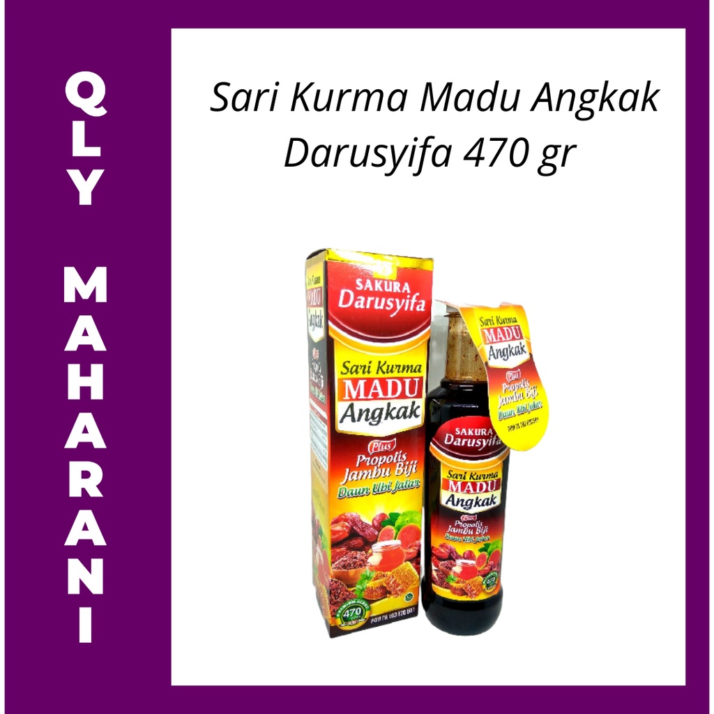 

SARI KURMA MADU ANGKAK DARUSYIFA 470 GR