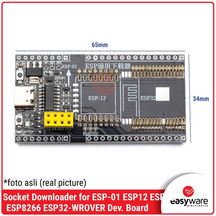 Programmer Downloader Flasher Chip ESP32 ESP01 ESP8266 ESP-32 Adapter