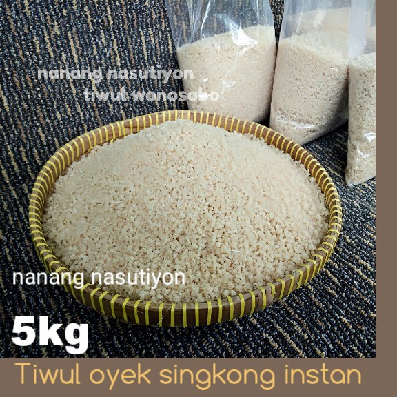 

⭐BISA COD⭐ 5KG NASI TIWUL OYEK SINGKONG INSTAN WONOSOBO MAKANAN DIET SEHAT