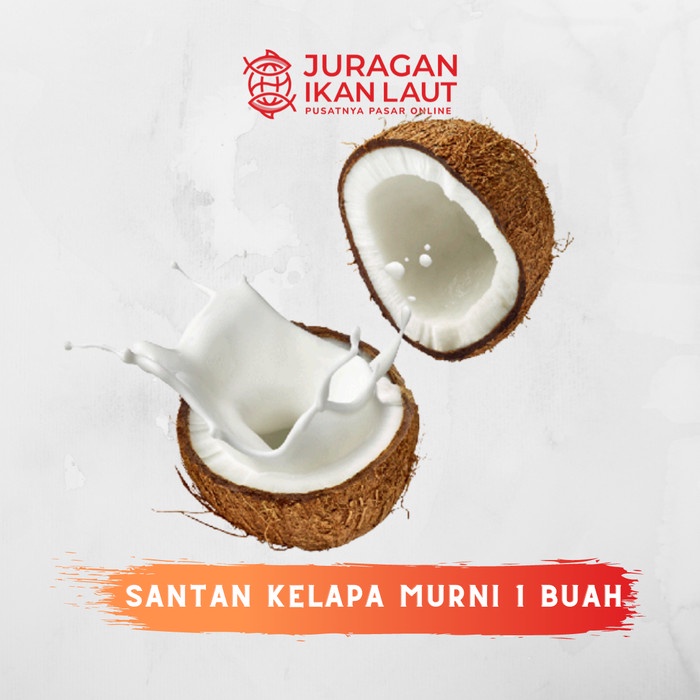 

Santan Kelapa Murni Segar Berkualitas - 1 Buah