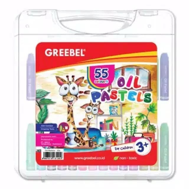 

Crayon Oil Pastel Greebel 55 Warna