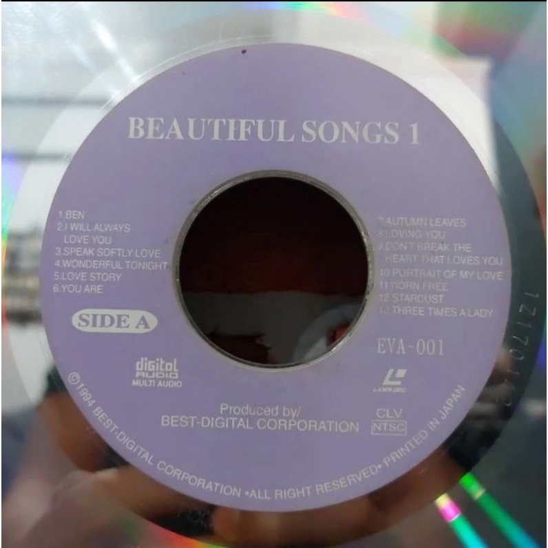 Laser disc Beautiful Songs 1