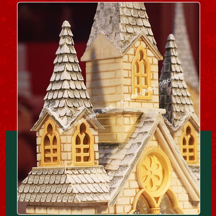 Snow Globe Gereja Putih Kotak Musik Family Kado Natal Lentera Rumah Kotak Musik Natal Harga Grosir Termurah Kado Natal Christmas Music Box Snow Box