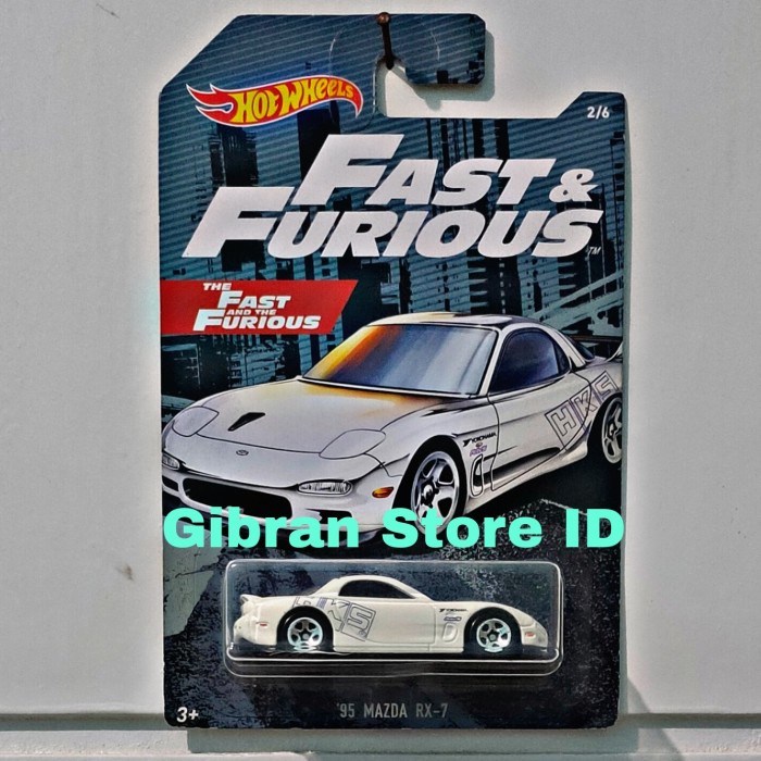 Hot Wheels 95 Mazda RX-7 Fast and Furious