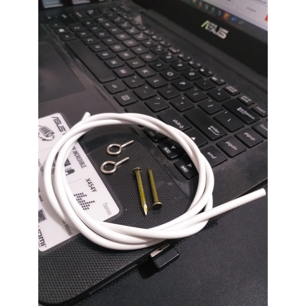 KAWAT Spiral untuk GORDEN / GORDENG Kolong Dapur Bonus Paku Beton dan Baud O dari Nosa Collection