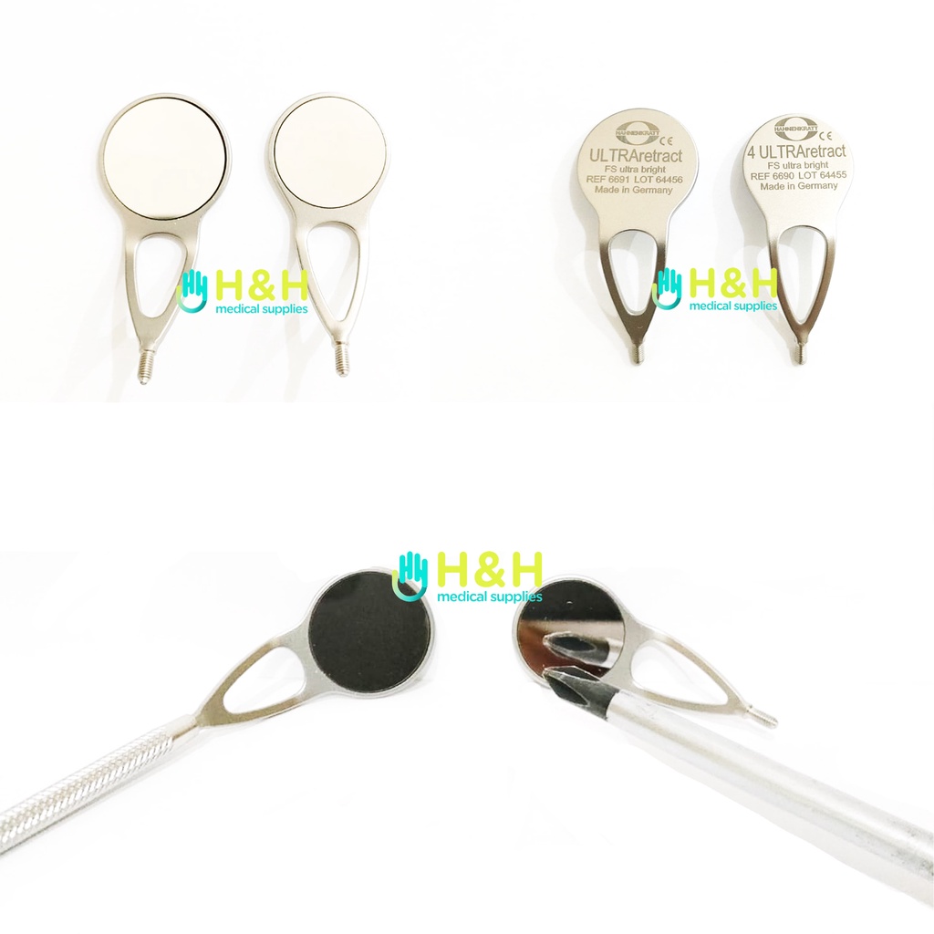 Kaca Mulut Ultra Retract Hahnenkratt / Kaca mulut Front Surface FS ULTRA BRIGHT