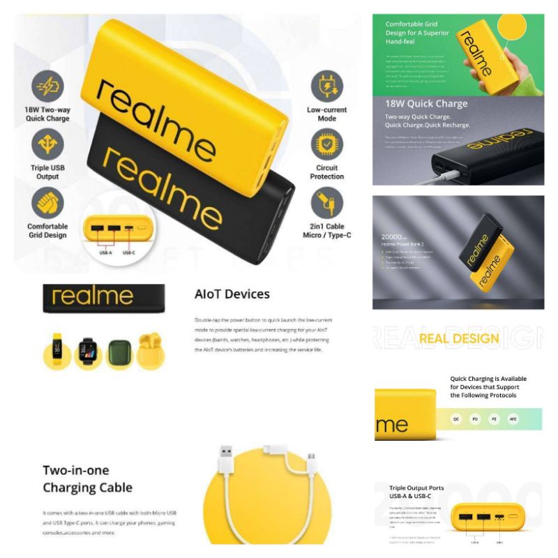 Realme Powerbank 20000 MAH