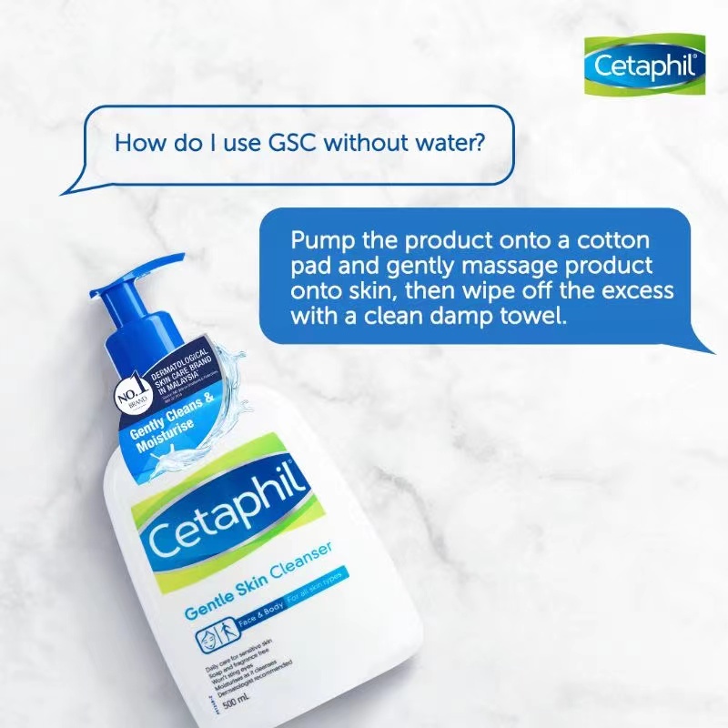 Cetaphil Gentle Skin Cleanser 500ML Facial Wash Sabun Pembersih Muka untuk Skin Care Cocok Untuk Segala Jenis Kulit