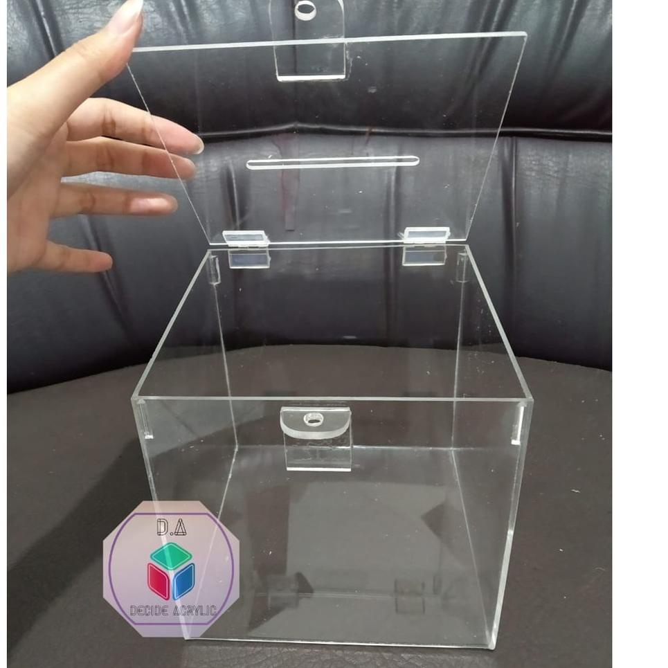 

✔✔ Kotak Amal / Saran Akrilik Uk. 15x15x15