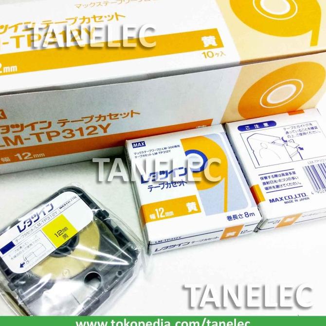 

[BISA COD] LM-TP312Y Tape Cassette - Max Letatwin