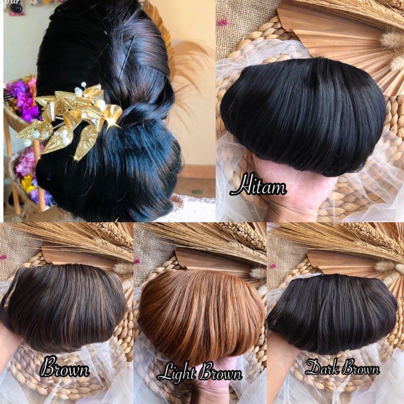 sanggul modern// sanggul bali terbaru// rambut palsu/ hairdo simple// hairdo bali
