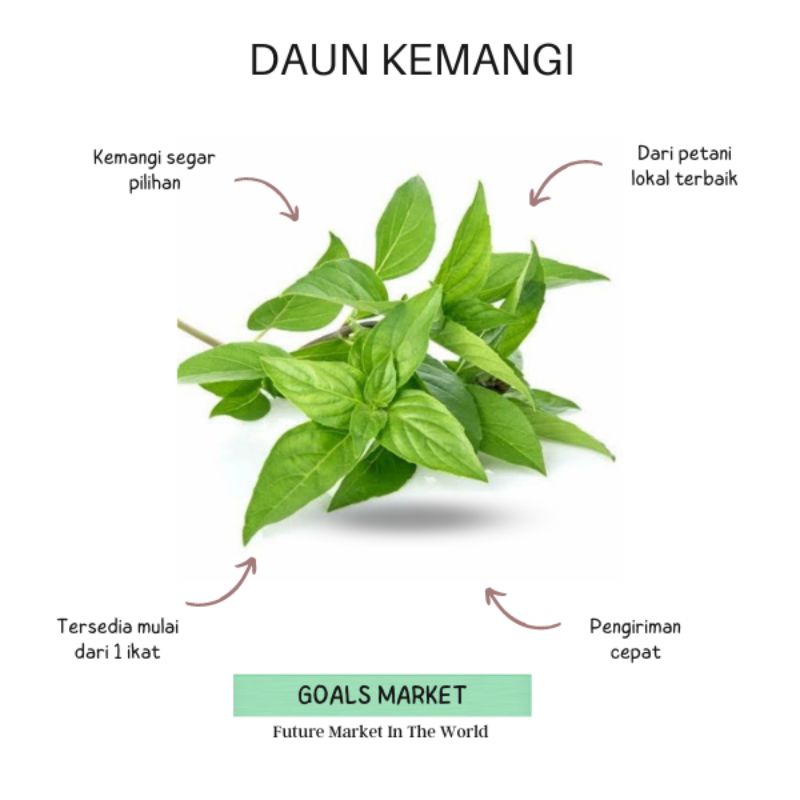 

Daun Kemangi 1 Ikat Lalapan Daun Kemangi Segar