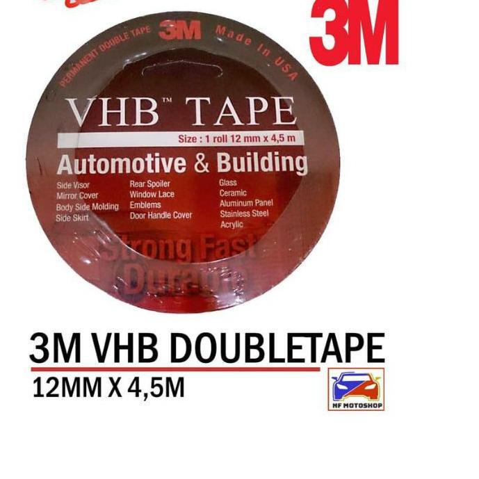 

Terbaik - DOUBLE TAPE 3M VHB 12MM X 4.5M 드
