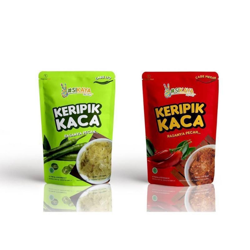 

Kakarak Food Sikaya Kripik Kaca Cabe Merah