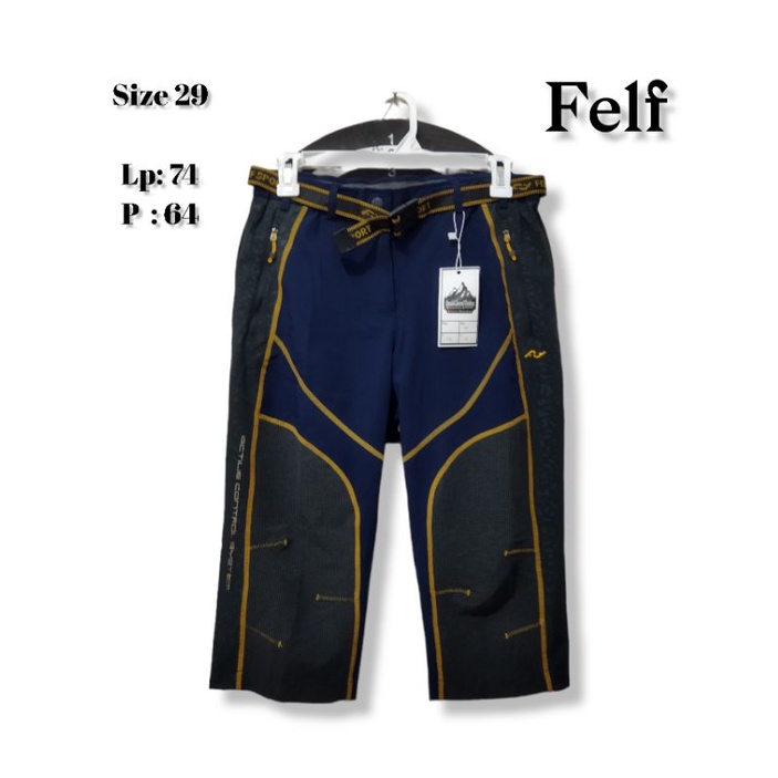 celana pendek outdoor second felf size 29