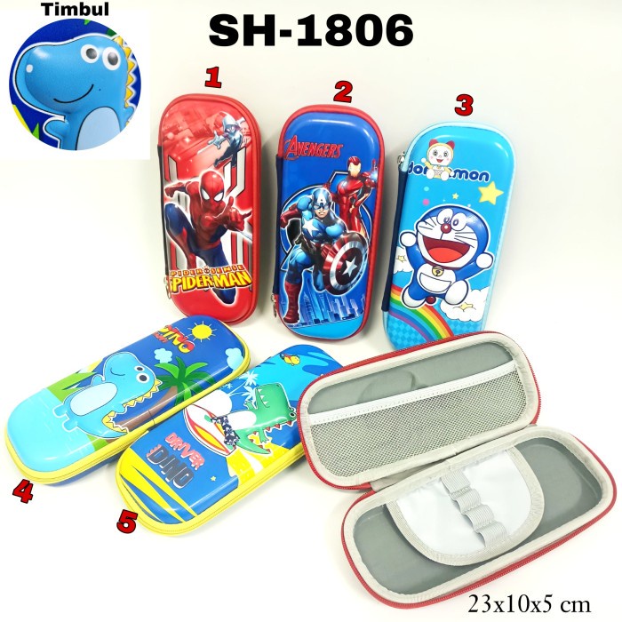 

PRO Kotak Pensil Lux Sleting 10x23x5 Timbul/Tempat Pensil/Pencil Case - 1806