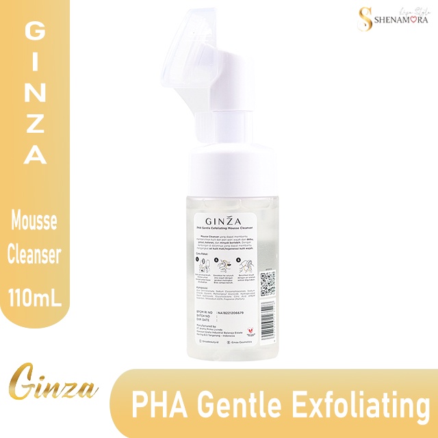 Ginza Mousse Cleanser PHA Gentle Exfoliating 110ml | GOLD