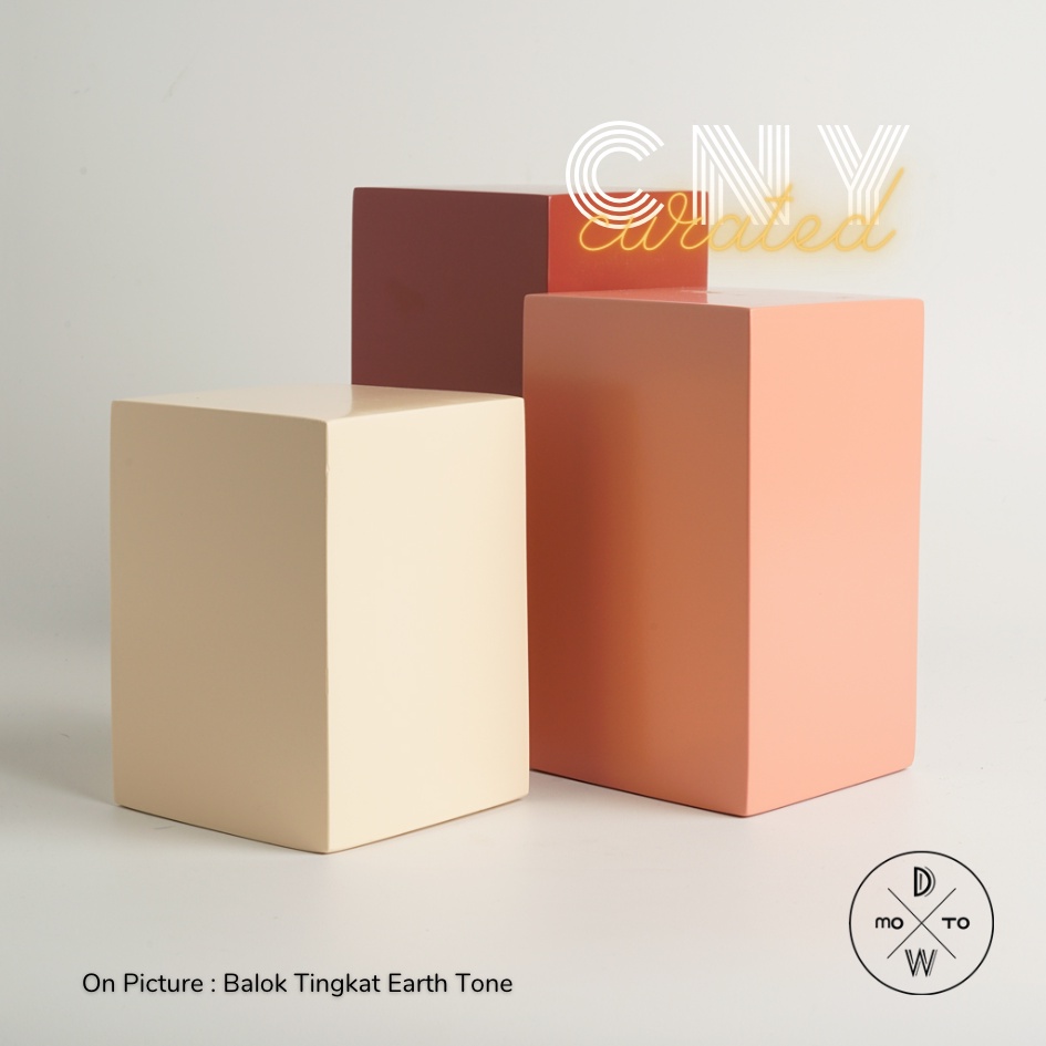 Props Fotografi - Podium Balok dan Kubus Tingkat  /  Platform Cube