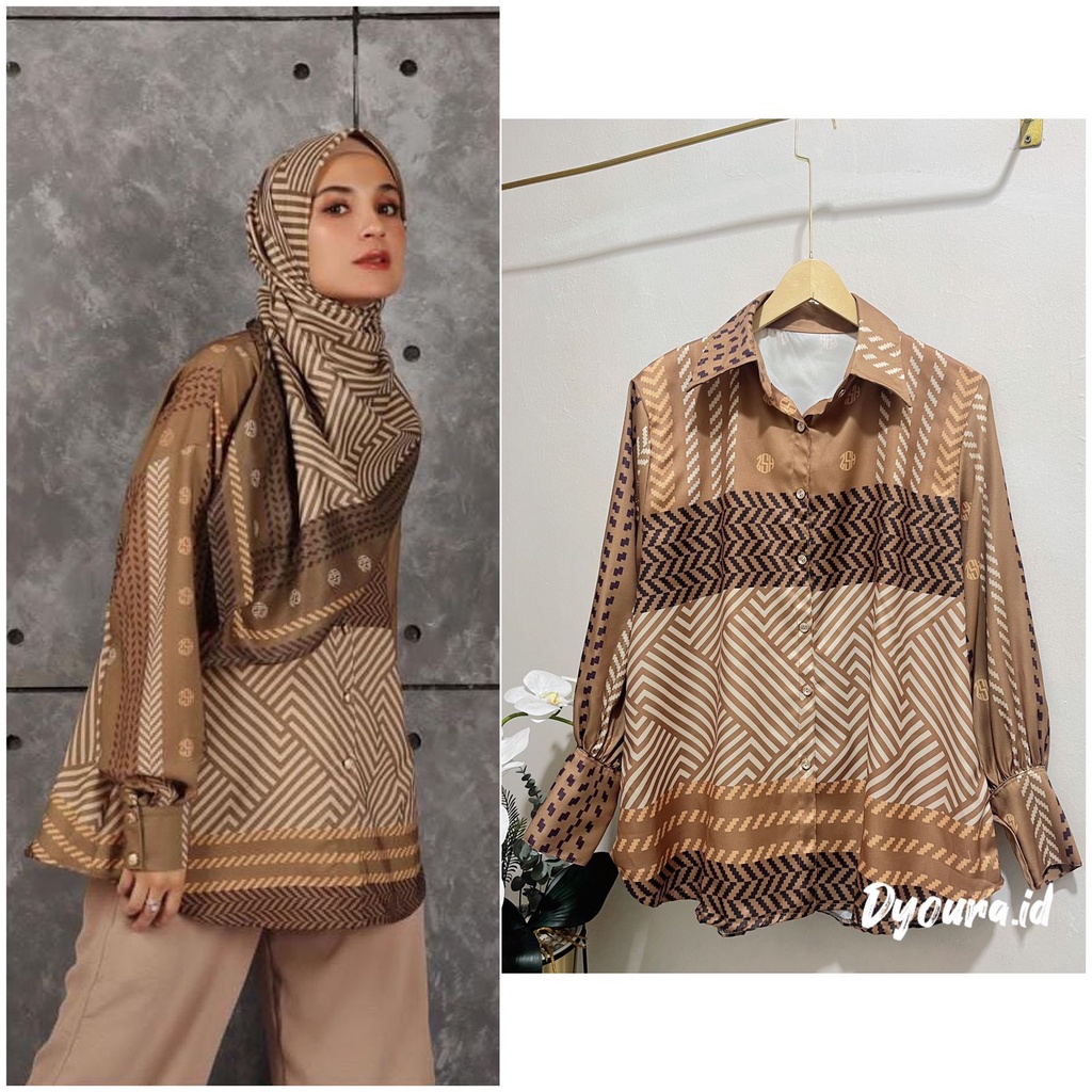 KEMEJA IMPORT/KEMEJA SHIREEN ZASKIA // KEMEJA WANITA // KEMEJA IMPORT BANGKOK // TUNIK BANGKOK // ATASAN KEMEJA WANITA // KEMEJA KERJA // Shireen Shirt ( kemeja import VIRAL )/ TUNIK BANGKOK SILK