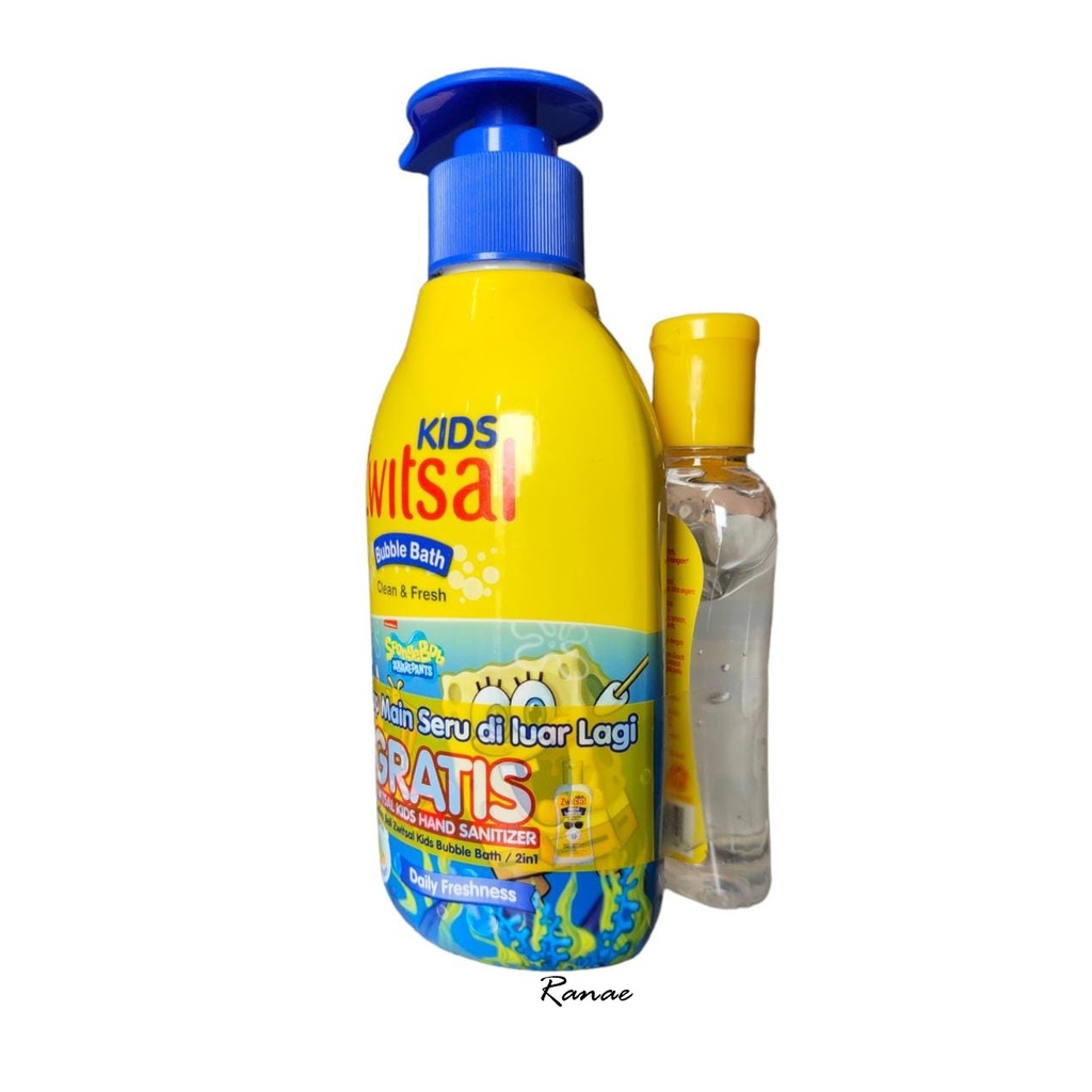 Zwitsal Kids 2in1 Hair &amp; Body Wash / Bubble Bath 280ml