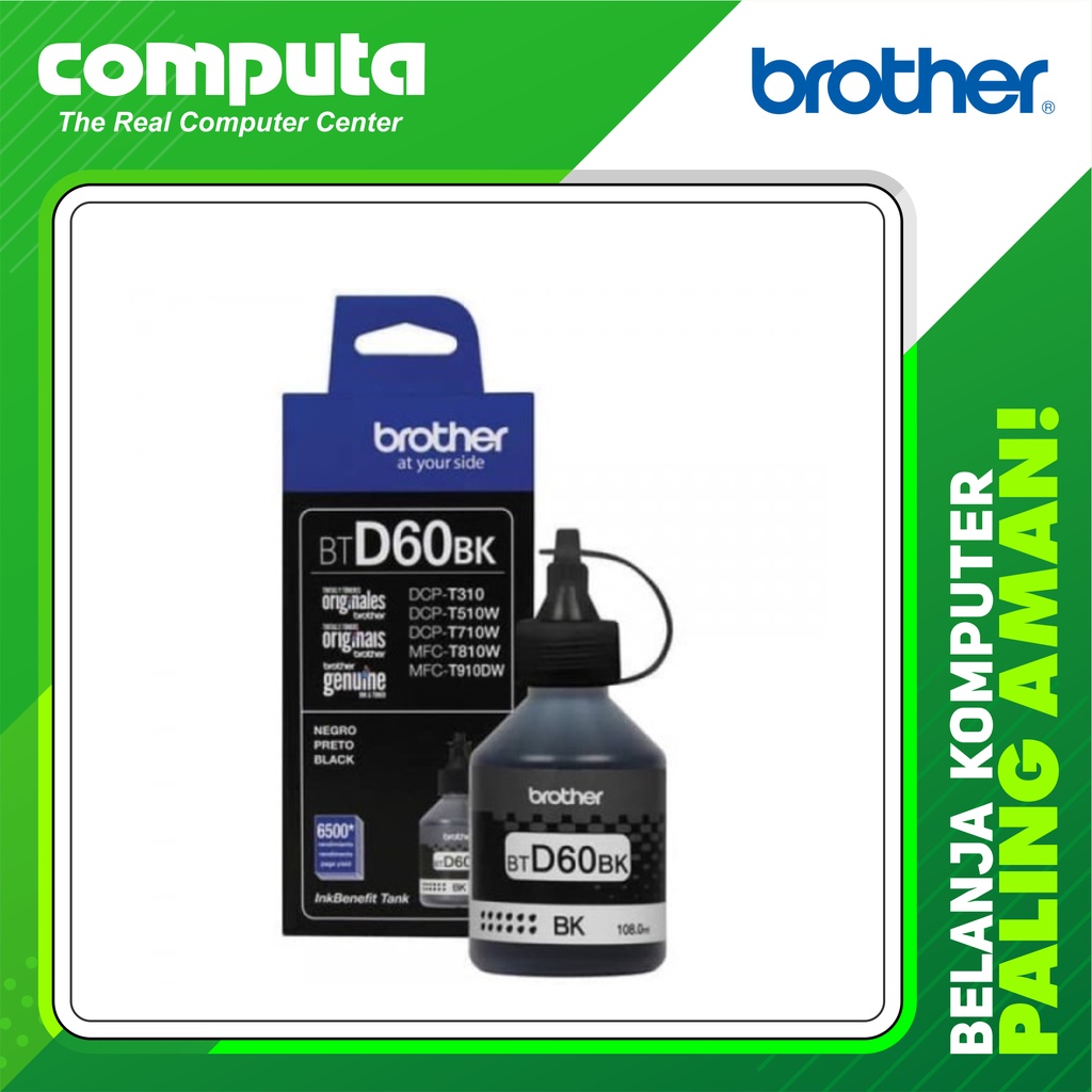 Tinta Original Brother BT D60 Black