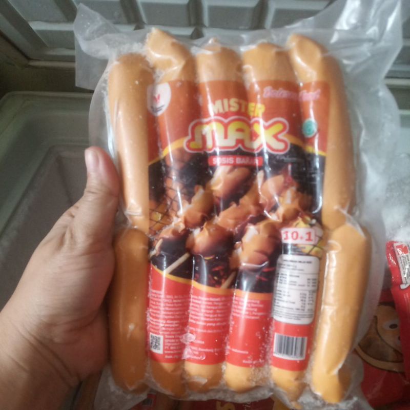 

Sosis Bakar Mister Max 500gr isi 11pcs