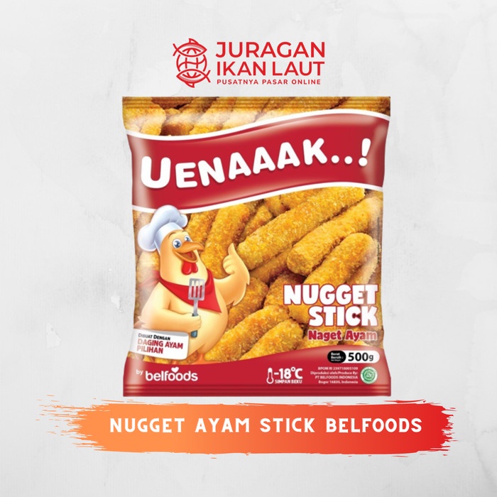 

Nugget Ayam Stick Belfoods Uenaaak - 500 Gram