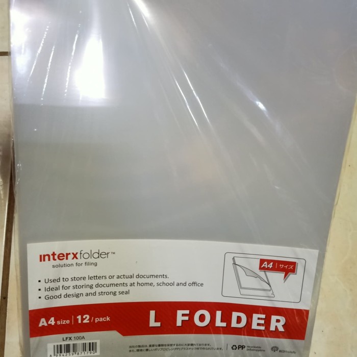 

Holder Inter X Map L A4 /Clear Holder A4 /Map Folder / Map Bening A4 Termurah