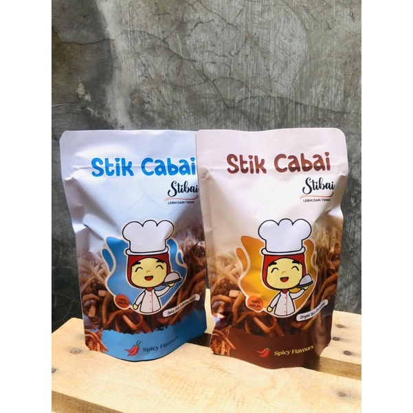 

STIBAI Stik Cemilan Pedas, Makanan Ringan “Stik Cabai” Kemasan 125gr