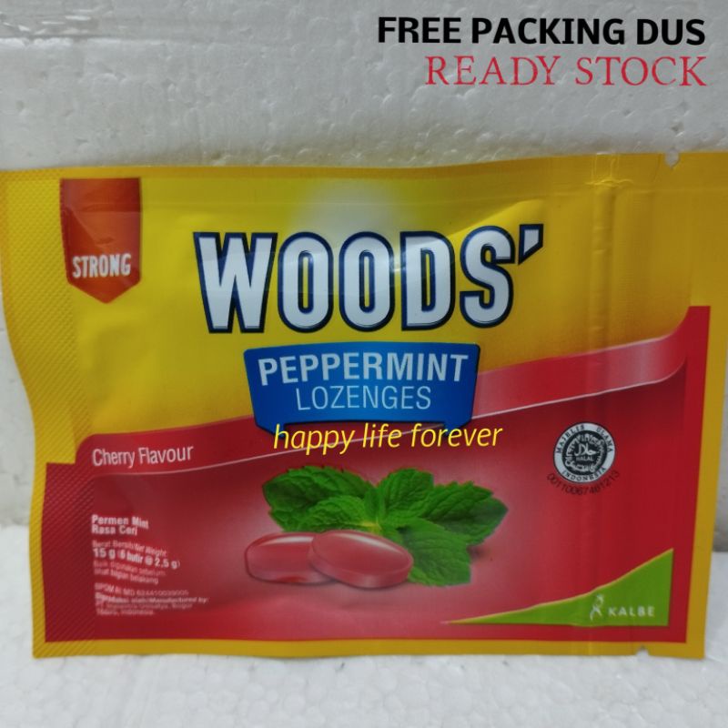 

Permen Woods Peppermint Lozenges - Cherry - isi 6