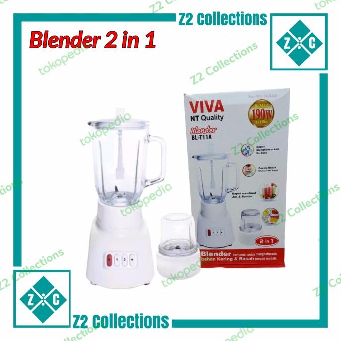 Blender 2 in 1 VIVA Nasional Blender bumbu blender buah hemat listrik