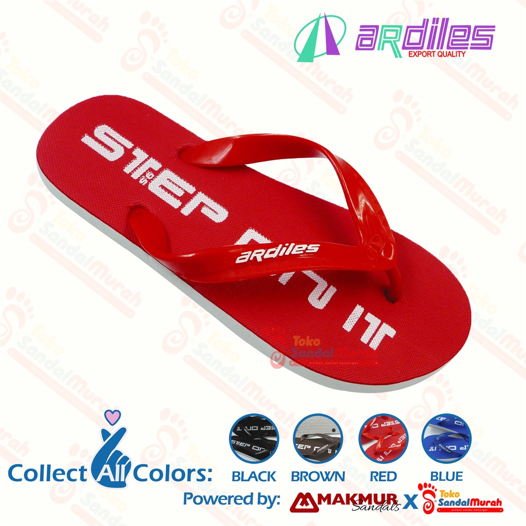 Toko Sendal Murah - Sandal Jepit Dewasa / Sandal Jepit Laki - Laki / Sandal Jepit Step On It / Sandal Jepit Murah Original [Toko Sendal Murah M 07 Ardiles Step On It]