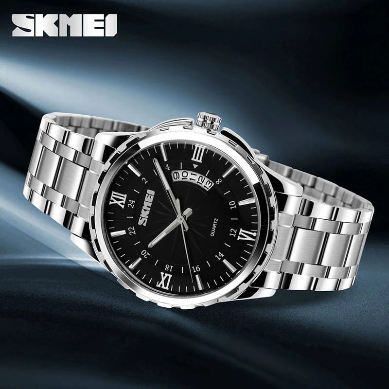 JAM TANGAN PRIA SKMEI 9069/JAM TANGAN PRIA FASHION SKMEI 9069 ORIGINAL WATERESISTAN/SKMEI 9069 RANTAI STAINLESS STEEL/
