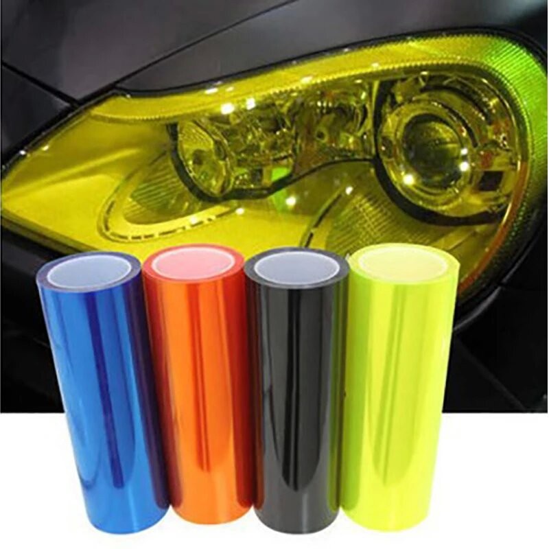 Stiker Stoplamp Batok Lampu Mobil Motor Smoke Sticker Hybrid Headlamp