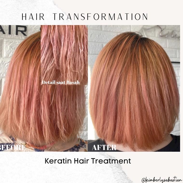 ((Y-7-5 ☛> [READY STOCK] ALFAPARF MILANO KERATIN THERAPY / HAIR SMOOTHING RAMBUT | SHARE IN JAR STEP