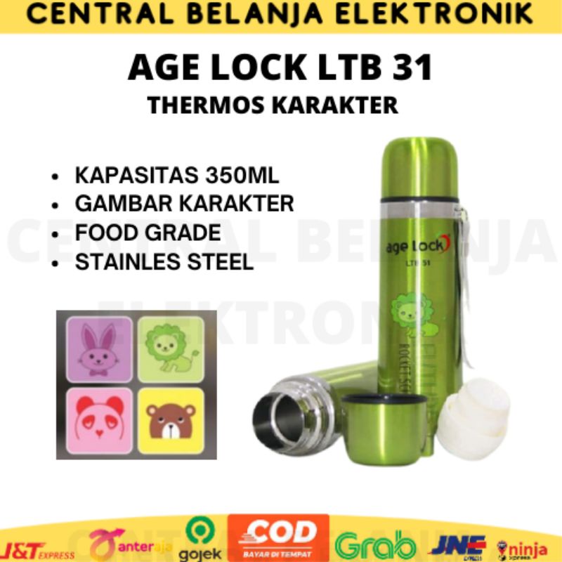 Botol Thermos Age lock LTB 31 / termos karakter LTB 31