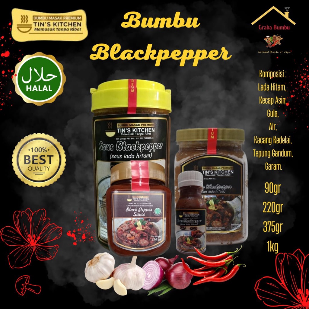 

Bumbu Blackpepper Tins Kitchen Instan Best Price