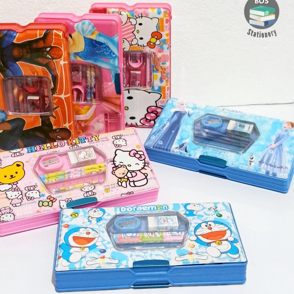 

Pasti Laris BOS Kotak Pensil Magnet Set/Tepak Pensil/Pencil Case/Pencil Box'