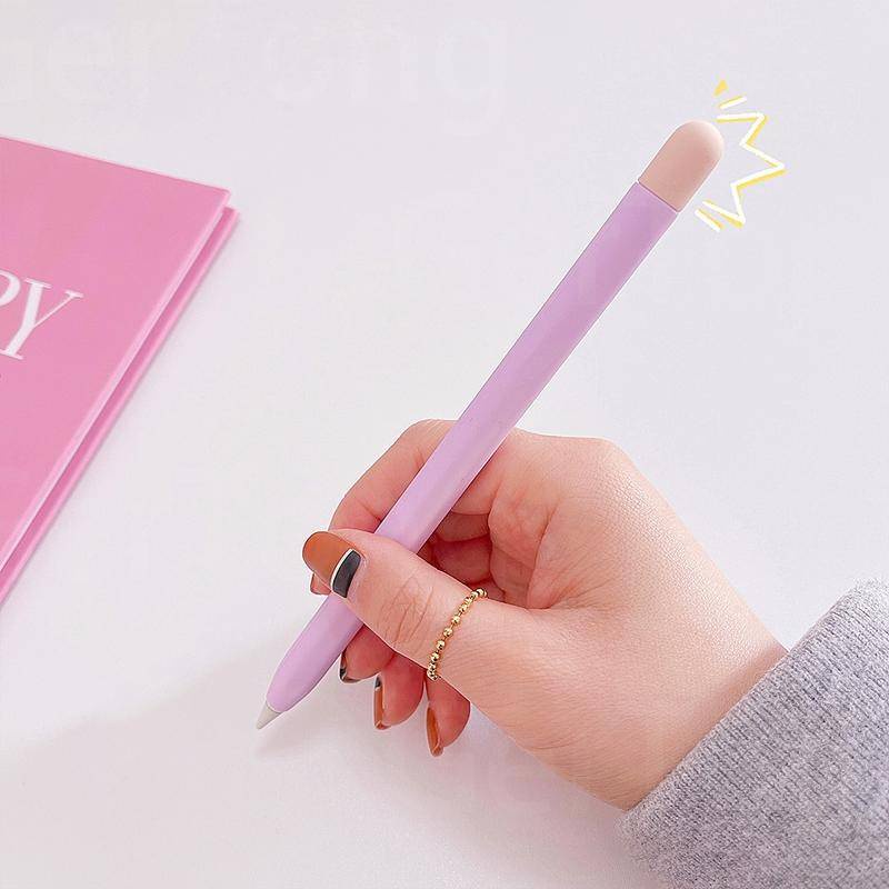 Silikon Lembut Untuk Apple Pensil 2kas iPad Tablet Touch Pen Stylus Pelindung Lengan Cover Anti Hilang Untuk iPad Pensil Accessorie