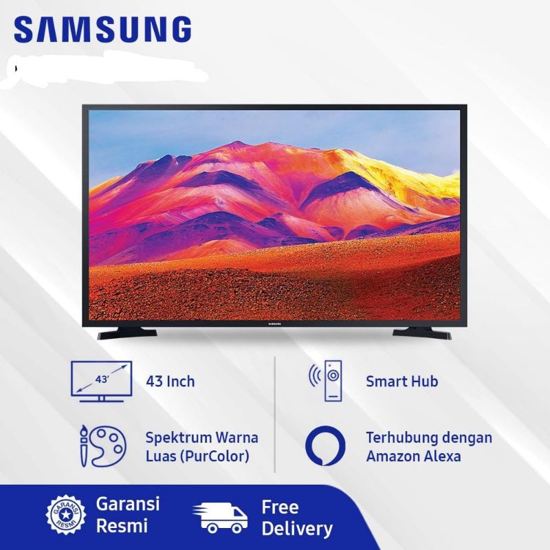 SAMSUNG SMART TV LED 43 INCH 43T6500 GARANSI RESMI
