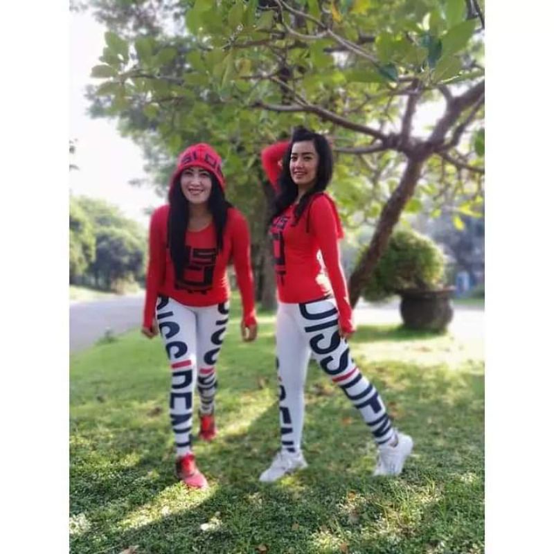 BAJU SENAM SXB/PAKAIAN SXB LONGSLEVE HOODIE & LEGGING DESSIDENT REBBEL