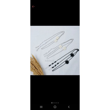 Strap Masker Mutiara/Konektor Masker Premium